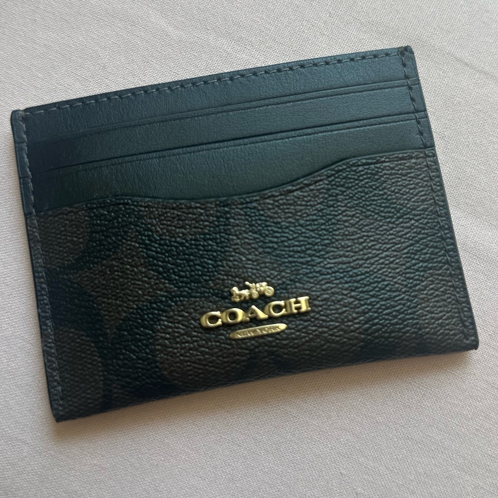 NWT Coach Slim Id Card Case